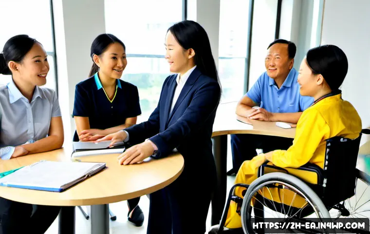 조직 내 다양성 증진을 위한 추진 방법 - Photorealistic corporate workshop with a diverse group of employees of different ages, genders, ethn...